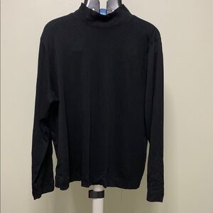 100% Pima cotton Kate Hill Black Long Sleeve Shirt